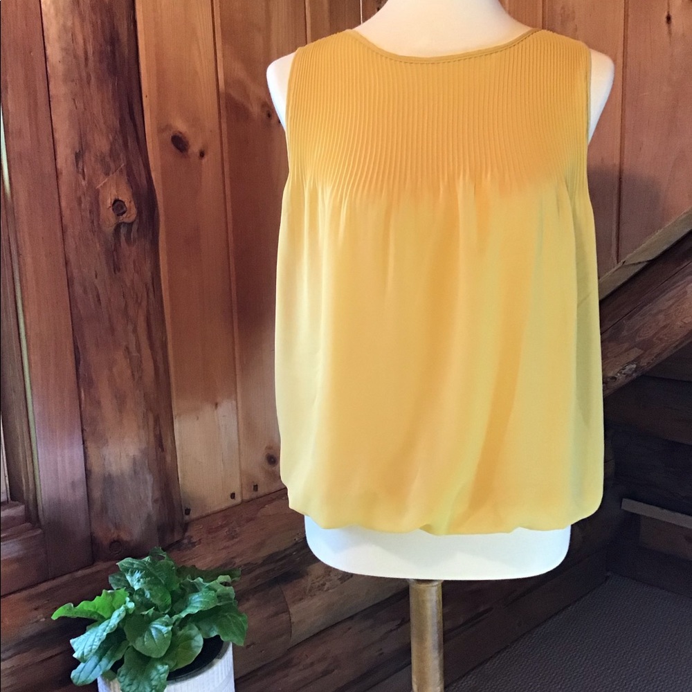 Max Studio Chiffon Tank. Size M